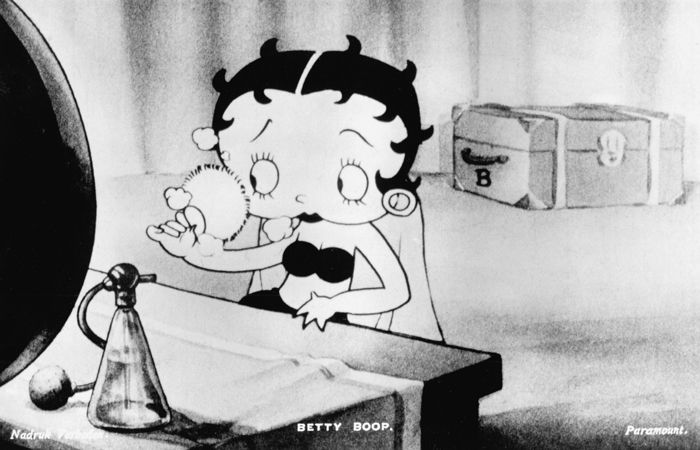 Max Fleischer. Betty Boop (film still), 1932–39. 35mm black-and-white film, sound, 6 minutes, 28 seconds. BFI National Archive